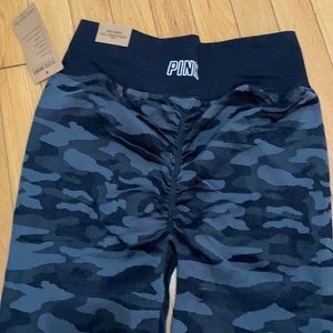 Pink high waist full length camo legging